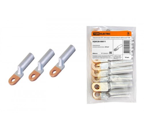 Наконечник DTL-240 медно-алюминиевый кабельный   SQ0528-0011  TDM
