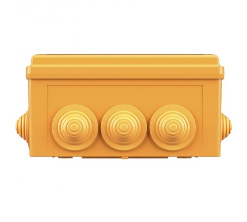 Коробка распределительная пластиковая FS огн., IP56,150х110х70мм, 5р, 450V,30A,16мм.кв с кабельными вводами и клеммниками  FSB21516  DKC