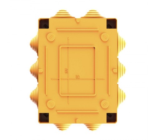 Коробка распределительная пластиковая FS огн., IP56,150х110х70мм, 5р, 450V,30A,16мм.кв с кабельными вводами и клеммниками  FSB21516  DKC