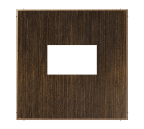 Плата для USB-зарядных устройств без видимого винта; металл; латунь Antik  ME1969USBAT  Jung