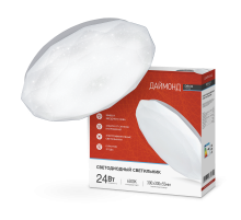 Светильник светодиодный серии DECO 24Вт 230В 6500К 1560лм 300х55мм ДАЙМОНД  4690612033693  IN HOME