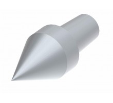 Наконечник стержня заземления с цапфой D16, гор. цинк, 392165  МЗ-165-ГЦ   Ostec