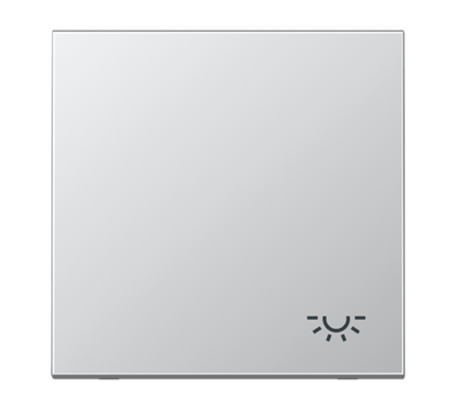 Клавиша с символом "свет"; алюминий  AL2990L  Jung