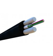 FO-STFR-OUT-9-12-PE-BK Кабель волоконно-оптический 9/125 (G.652D) одномодовый, 12 волокон, одномодульный, круглый 451335  Hyperline