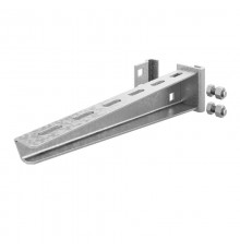 Консоль сборная для высоких нагрузок для профиля СПТ8, база 200, толщ. 3,0 мм, гор. цинк, 355721  КПС85-200-3,0-ГЦ   Ostec