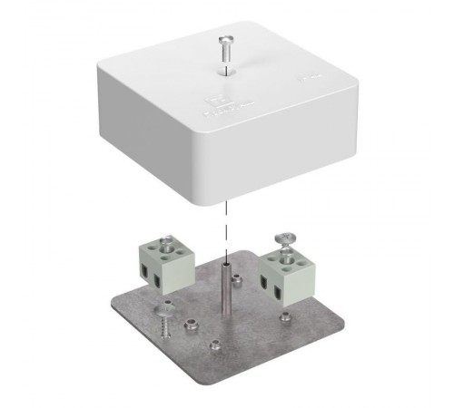 Коробка огнестойкая для кабель-канала Е15-Е120 75х75х30 IP42  4p, 2.5 мм.кв. 40-0450-FR2.5-4  Промрукав