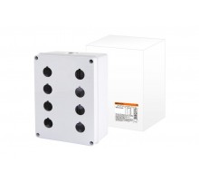Корпус КП204 для кнопок 8мест белый  SQ0705-0020  TDM
