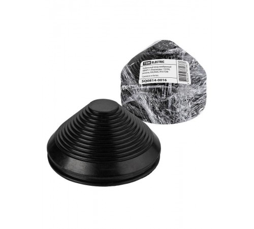 Кабельный ввод мембранный КВМП-1 (Пирамидка 110/94), резина, RAL9005, IP54  SQ0814-0016  TDM