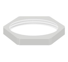 Гайка пластиковая стопорная EMUG25 для M25  1SCA022715R8520  ABB