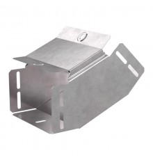 Угол вертикальный внутренний 45 градусов с крышкой Стандарт 150х100  PR16.0538  Промрукав