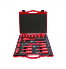 Набор электрика диэлектрический 1000В, 1/2", 20 пр., VDE, SHTOK  376270  КЭАЗ