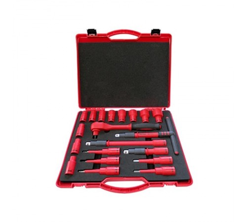 Набор электрика диэлектрический 1000В, 1/2", 20 пр., VDE, SHTOK  376270  КЭАЗ