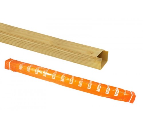 Кабель-канал 16х16 желтая сосна 3D (100м)  SQ0402-0603  TDM