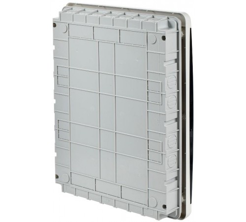 Корпус пластиковый встраиваемый на 54 модуля ЩРВ-П-54 IP41 черная прозрачная дверь TEKFOR  TF5-KP12-V-54-41-K01-K03 TEKFOR  IEK