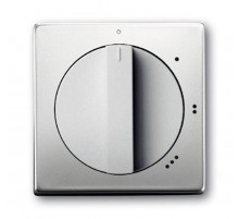 Плата центральная (накладка) с поворотной ручкой для переключателя на 3 положения 2710 U, серия pur/сталь  1710-0-3758   2CKA001710A3758  ABB