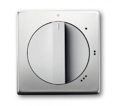 Плата центральная (накладка) с поворотной ручкой для переключателя на 3 положения 2710 U, серия pur/сталь  1710-0-3758   2CKA001710A3758  ABB