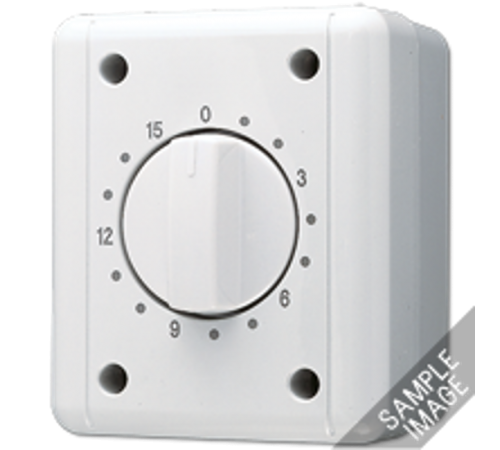 Выключатель для накладного монтажа с часовым механизмом  8012W  Jung