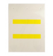 Самоламинирующаяся маркировка для кабелей и труб. Желтая  CMSA3823Y  DKC