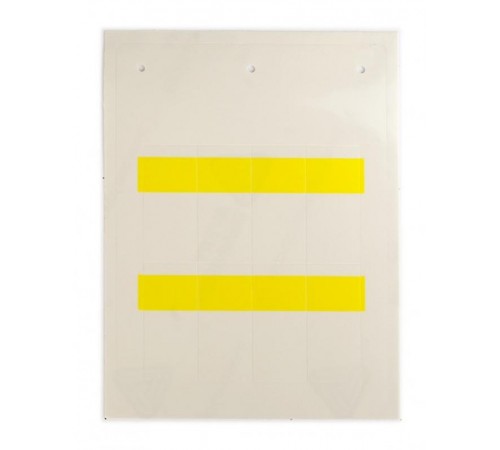 Самоламинирующаяся маркировка для кабелей и труб. Желтая  CMSA3823Y  DKC