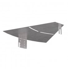 Крышка угла горизонтального изменяемого 0-45 градусов 300  PR16.1007  Промрукав