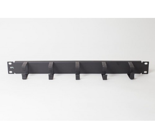 Горизонтальный органайзер 19", 1U, с пластиковыми кольцами  500010  SPL