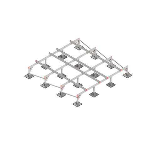 Опорная конструкция для установки оборудования TECHNORAPTOR STEELFOOT 3000х3000 HD  KM-TR-STF-SSEI-3000-3000 HD  КМ - профиль