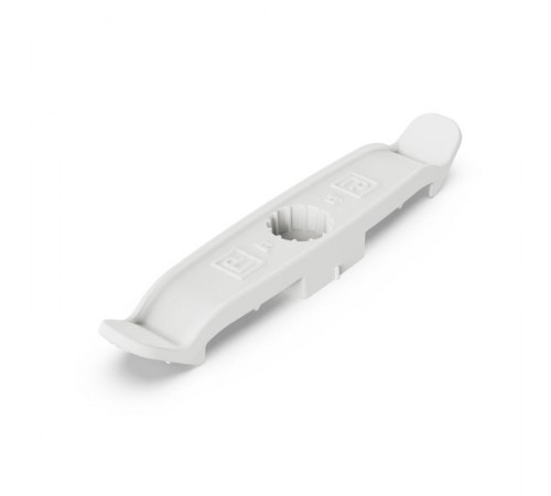 Держатель плоского кабеля двусторонний для прямого монтажа на 4 места в гофроящике белый (770 шт/кор)  PR13.02697  Промрукав