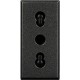 Axolute Розетка 2К+З, 10/16 А 250 В~ с экранированными контактами, цвет антрацит  HS4180  Legrand