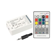 Аудиоконтроллер ARL-SOUND-RGB/RGBW (12-24V, 4x4A, RF ПДУ 24кн) (Arlight, IP20 Пластик, 3 года)  034726  Arlight