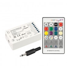 Аудиоконтроллер ARL-SOUND-RGB/RGBW (12-24V, 4x4A, RF ПДУ 24кн) (Arlight, IP20 Пластик, 3 года)  034726  Arlight