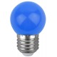 Лампы cветодиодные ERABL45-E27 LED Р45-1W-E27 (диод. шар син., 4SMD, 1W, E27, для белт-лайт) (10/100/6000)  Б0049573  ЭРА