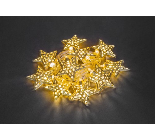 Гирлянда  95 038 NGF-D042-02 (нить золотые звезды WW 1.6м IP20)  95038  Navigator