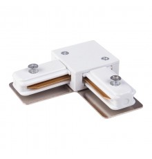 Коннектор для однофазного шинопровода угловой TRC-1-1-L-WH (белый)  a039596  Elektrostandard