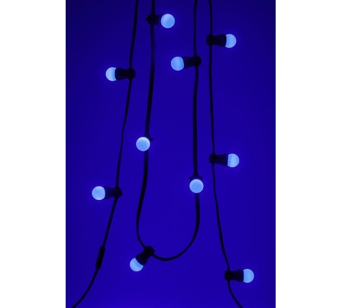 Лампы cветодиодные ERABL45-E27 LED Р45-1W-E27 (диод. шар син., 4SMD, 1W, E27, для белт-лайт) (10/100/6000)  Б0049573  ЭРА