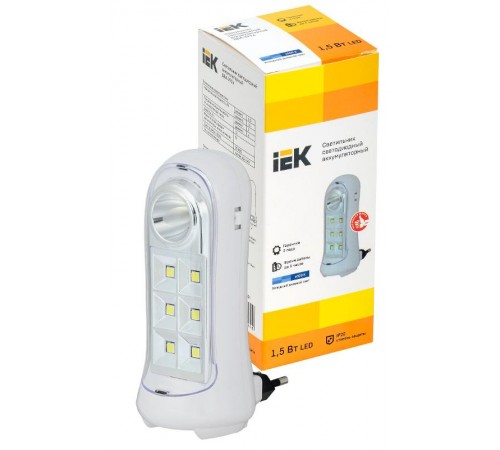 Светильник аварийного освещения светодиодный ДБА 3924 аккумулятор 3ч 1,5Вт  LDBA0-3924-07-K01  IEK