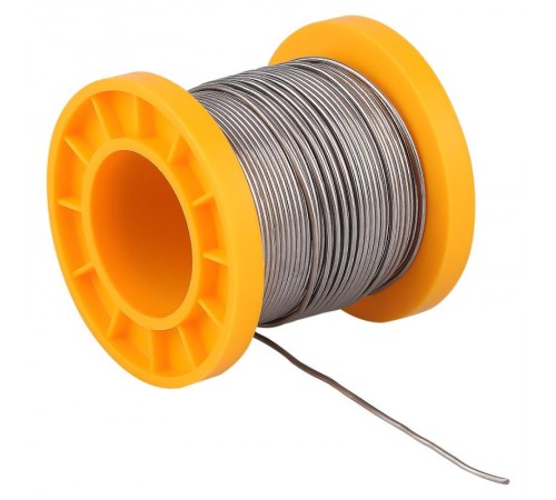 Припой PL-PR04 с канифолью для пайки ПОС 61 трубка 1,0 мм катушка 100 гр  Б0052562  ЭРА