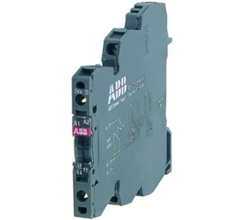 Реле RBR111A , 1НО контакт, 10мА-6А, катушка 24VAC/DC, пруж.зажимы  1SNA645514R2100  ABB