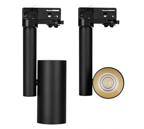 Корпус SP-POLO-TRACK-4TR-PIPE-R65 (BK, 1-3, 200mA) (Arlight, IP20 Металл, 3 года)  024226(1)  Arlight