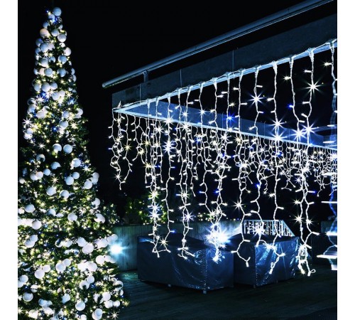 Светодиодная гирлянда ARD-EDGE-PRO-4000x600-WHITE-128LED-FLASH WHITE (230V, 8W)  026028  Arlight