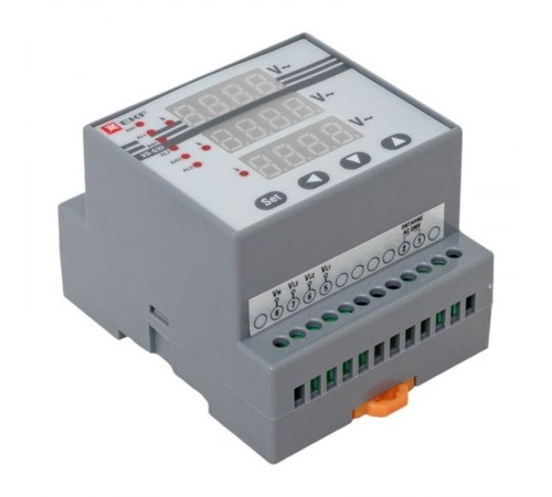 Вольтметр VM-DG33 цифровой на DIN трехфазный  vd-g33  EKF
