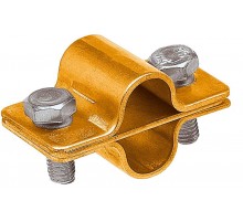 Зажим соединительный пруток - стержень 16 мм параллельный, латунь90553Ezetek