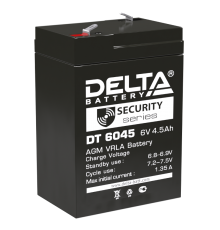 Аккумуляторная батарея ОПС серии DT 6045  6В/4,5Ач  DT 6045  DELTA