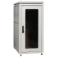 Шкаф сетевой 19" LINEA N 18U 600х1000 мм стеклянная передняя дверь серый  LN35-18U61-G  ITK