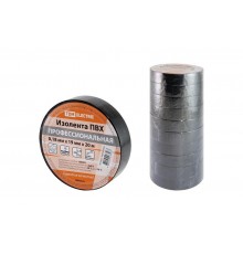 Изолента ПВХ профессиональная 0,18х19мм Черная 20м  SQ0526-0066  TDM