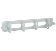 Органайзер кабельный 2U 2 боковых горизонт. и 4 вертик. кольца, серый  CO35-2M6R  ITK