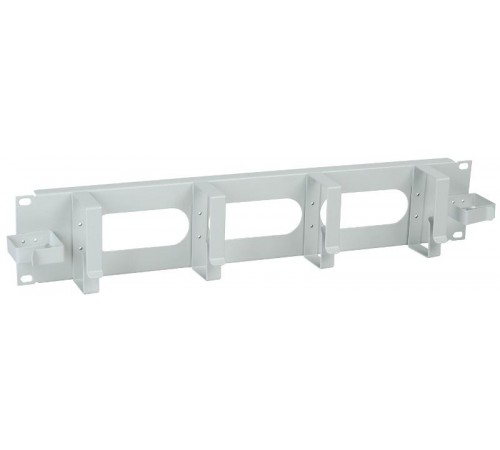 Органайзер кабельный 2U 2 боковых горизонт. и 4 вертик. кольца, серый  CO35-2M6R  ITK