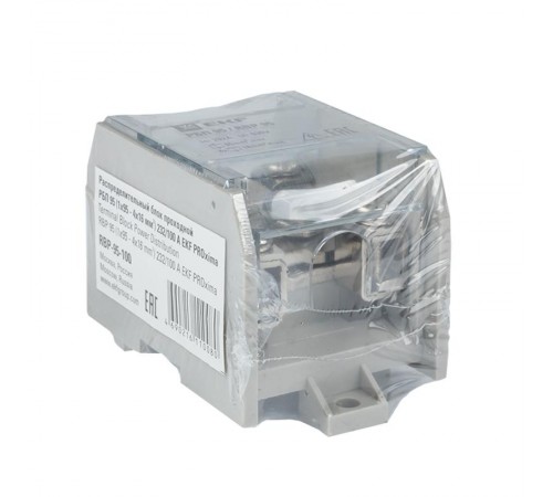 Блок распределительный проходной РБП 95 (1х95 - 4х16 мм2) 232/100 А EKF PROxima  RBP-95-100  EKF