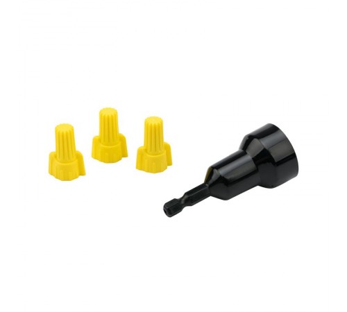 Соединительный изолирующий зажим с лепестками СИЗ-11  9,8 мм (1-8,5 мм), желтый (100 шт./уп.)  08-0750  Rexant