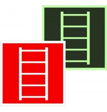 Знак F 03 "Пожарная лестница" 200х200 мм  an-f-03-f  EKF