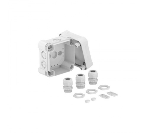 Распределительная коробка X04, IP 67, 114х114х78 мм, с 3-я кабельными вводами V-TEC M20  2005034  OBO Bettermann